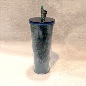 NWT Blue glitter color change Starbucks Tumbler